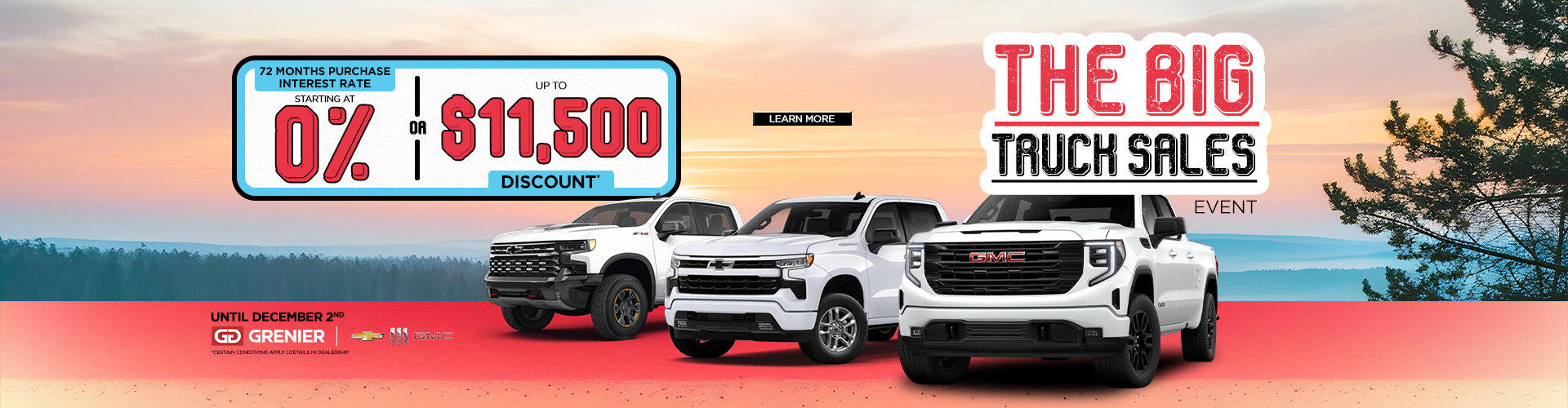 THE BIG TRUCK SALES !