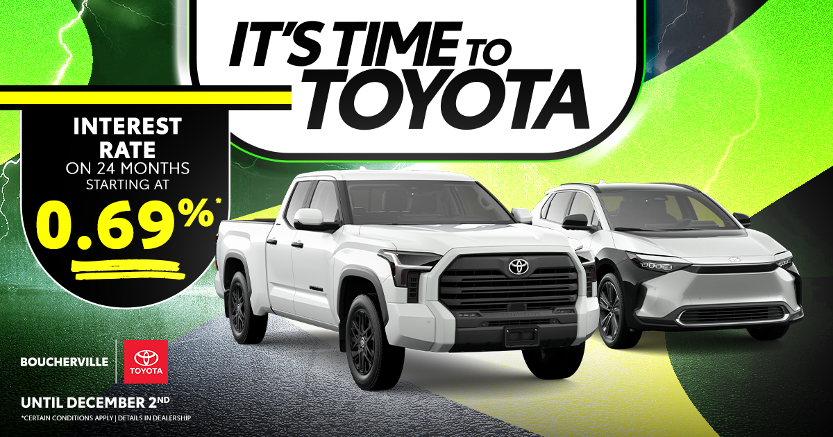 IT'S TIME TO TOYOTA !