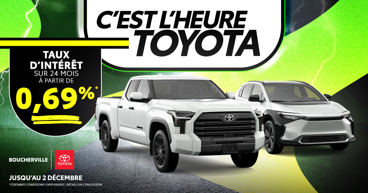 C'EST L'HEURE TOYOTA !