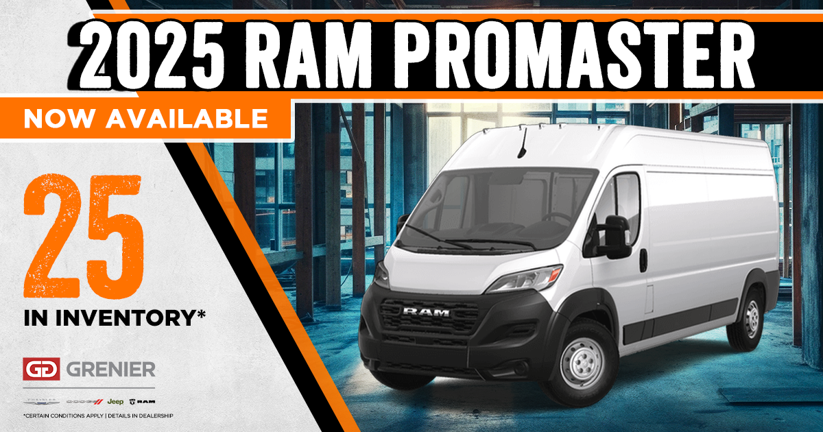 2025 RAM PROMASTER !