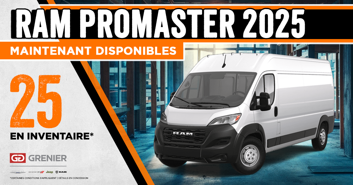 RAM PROMASTER 2025!