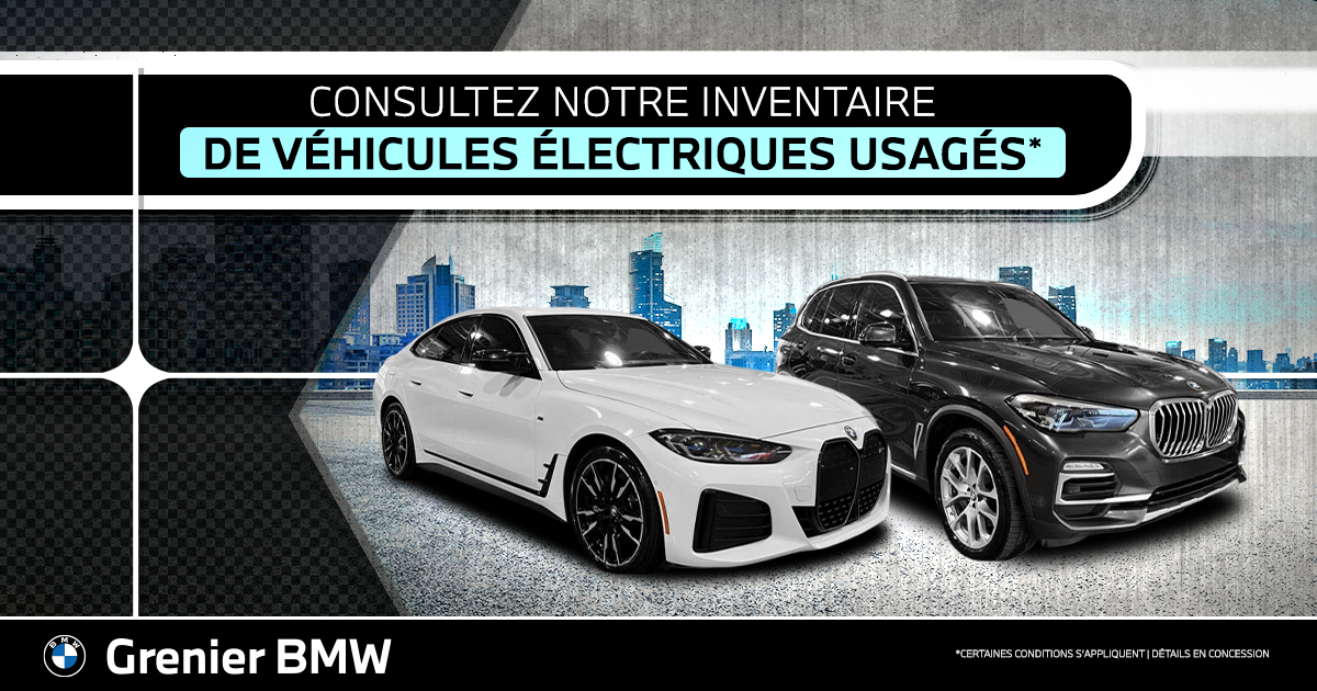 VÉHICULES ÉLECTRIQUES USAGÉS !