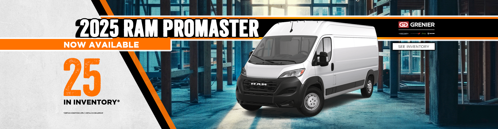 2025 RAM PROMASTER !