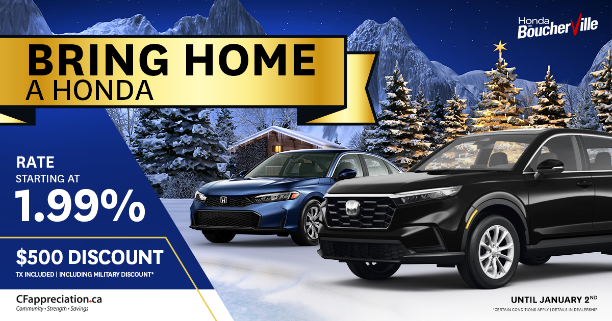 BRING HOME A HONDA !