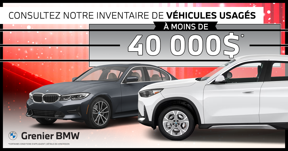 INVENTAIRE À MOINS DE 40 000$ !