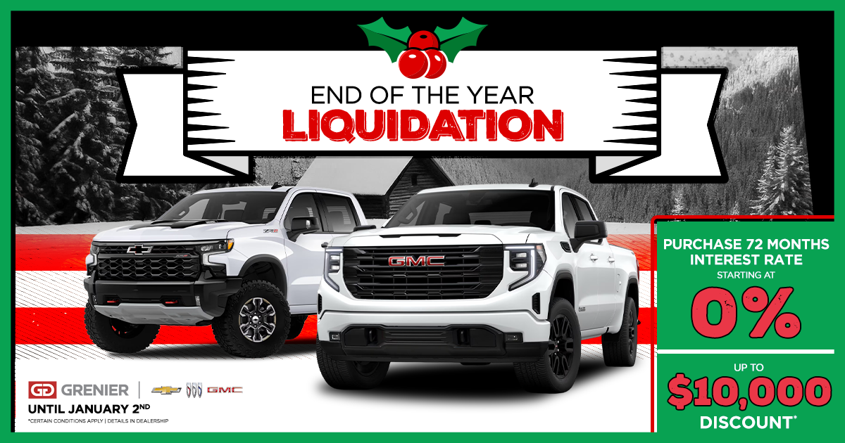 END OF THE YEAR LIQUIDATION !