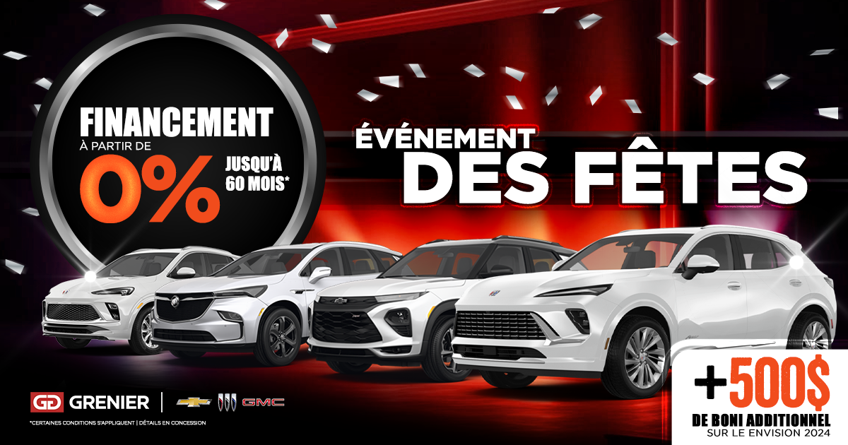 ÉVÉNEMENT DES FÊTES !