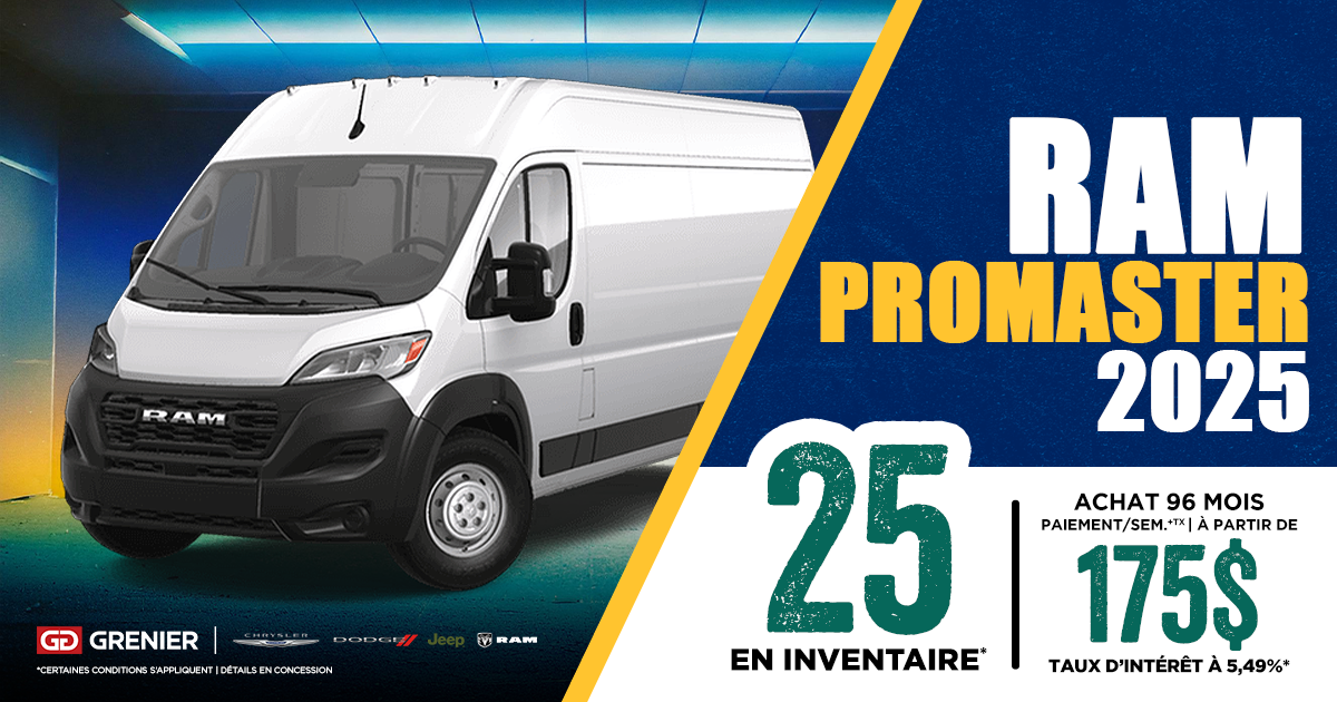 RAM PROMASTER 2025!