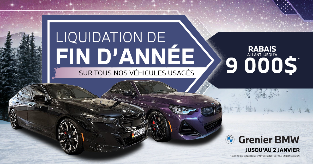 LIQUIDATION DE FIN D'ANNÉE!