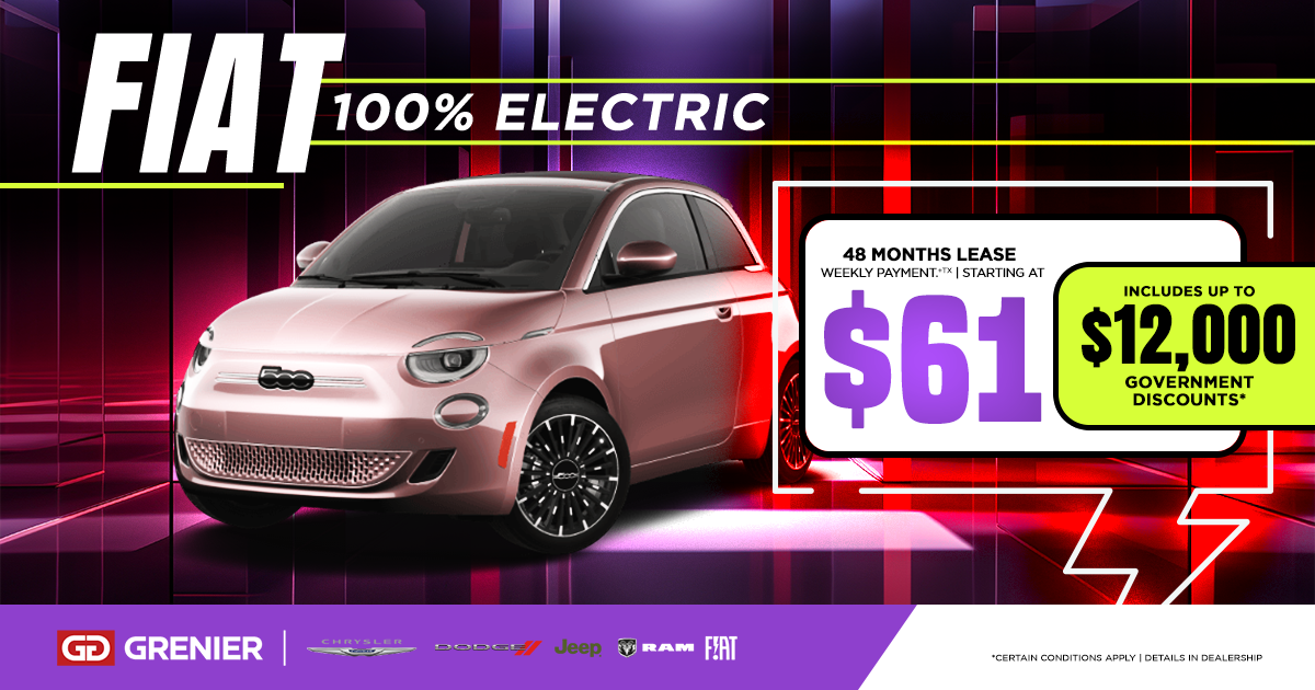 FIAT 100% ELECTRIC !