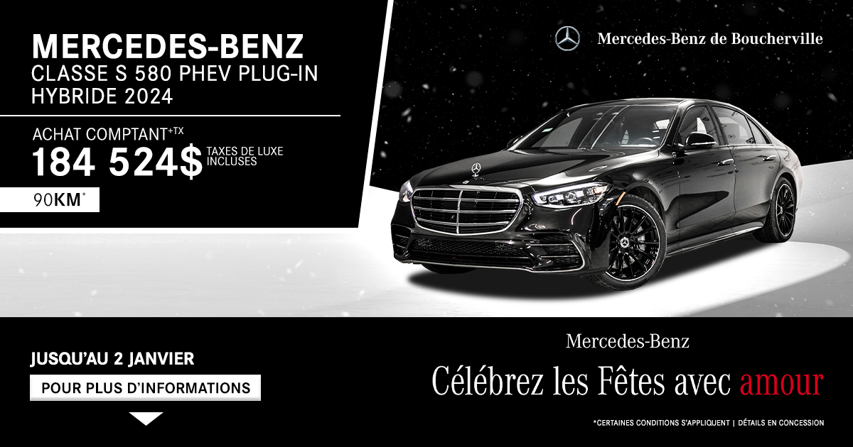 MERCEDES-BENZ CLASSE S 580 PHEV 2024