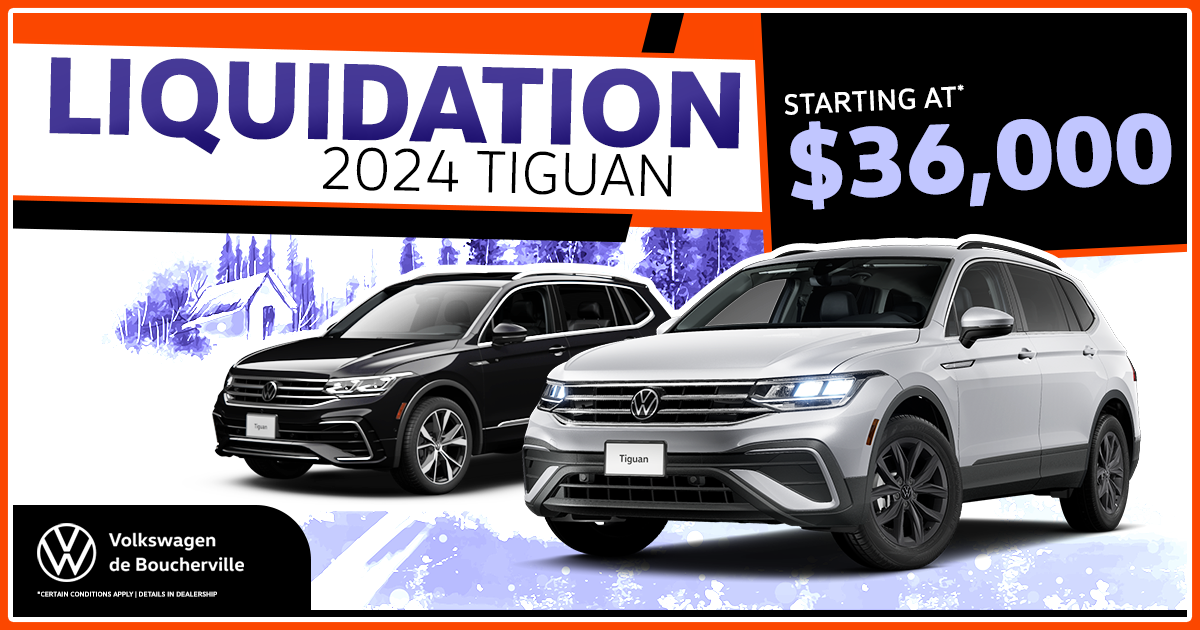 2024 TIGUAN LIQUIDATION !