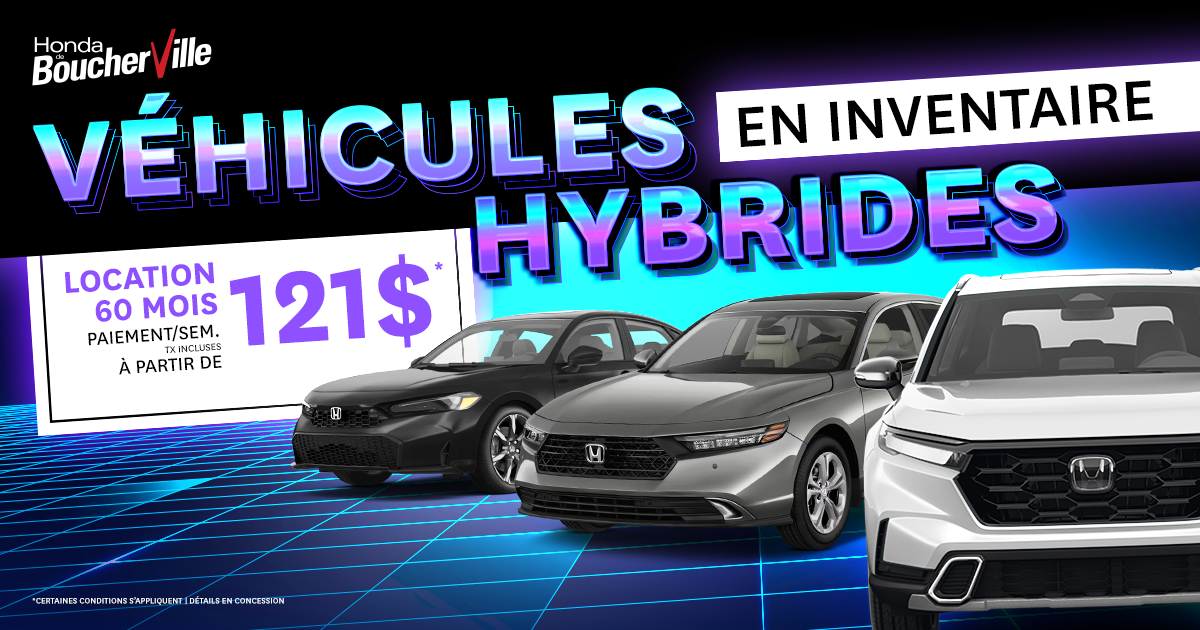 VÉHICULES HYBRIDES !