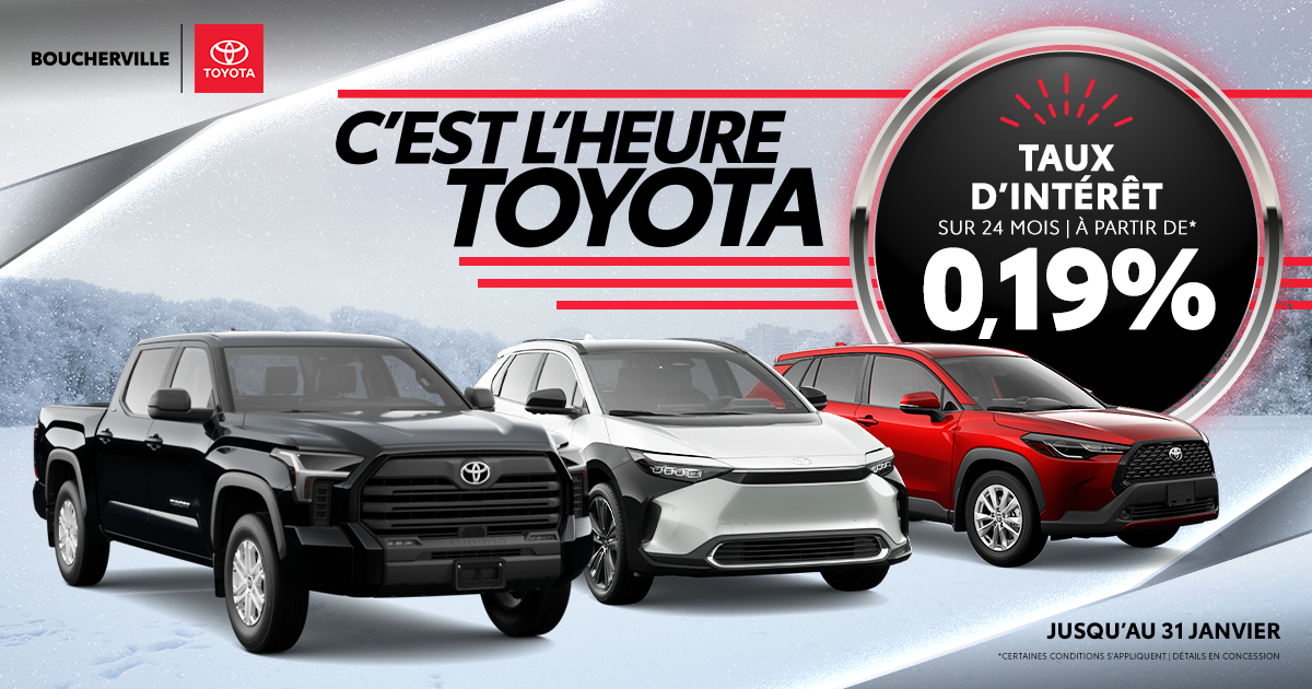 C'EST L'HEURE TOYOTA !