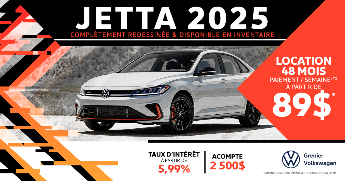 LA JETTA 2025 EN INVENTAIRE !