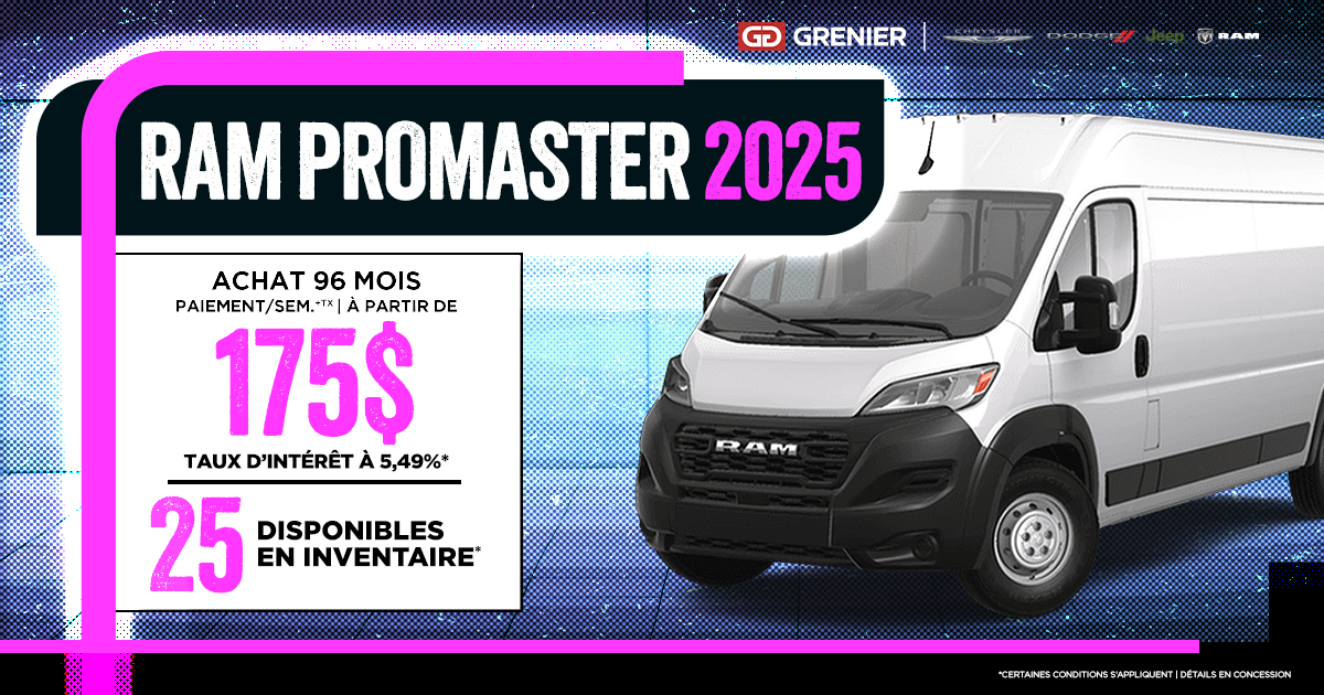 RAM PROMASTER 2025!