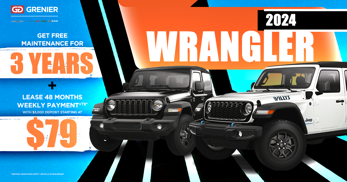 2024 WRANGLER HOLIDAY OFFER !