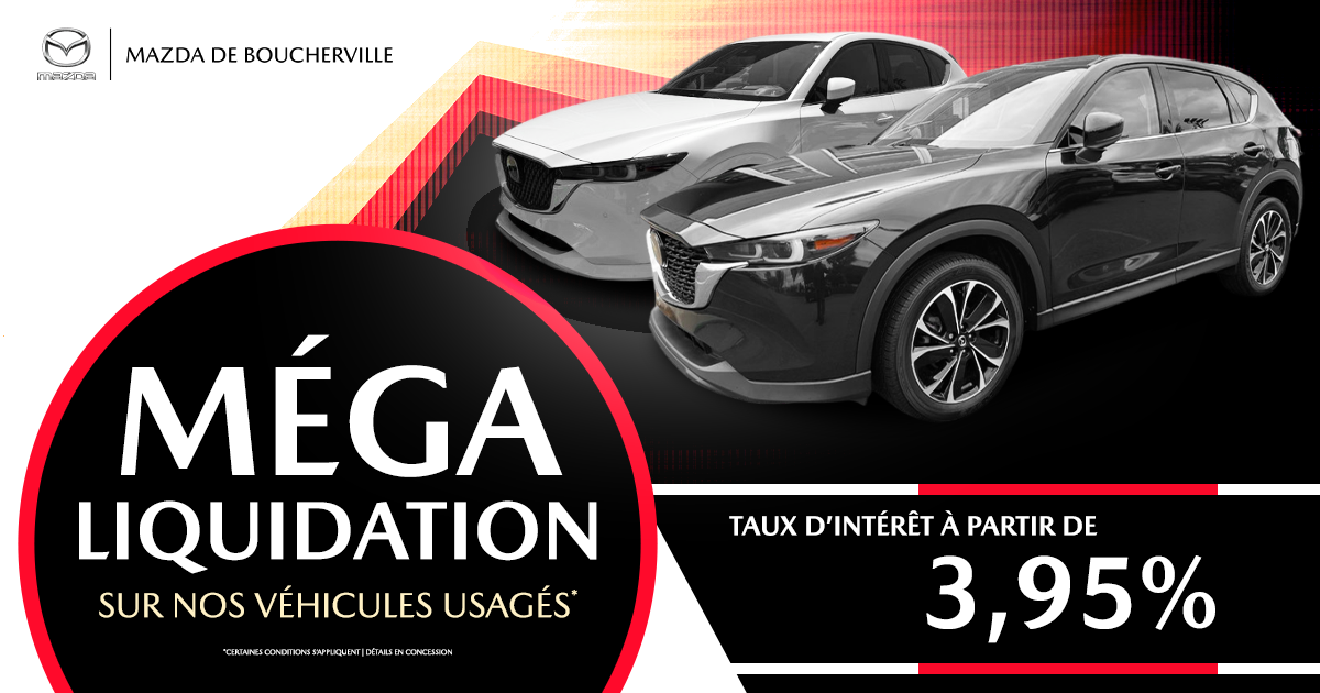 MÉGA LIQUIDATION SUR NOS VÉHICULES USAGÉS !