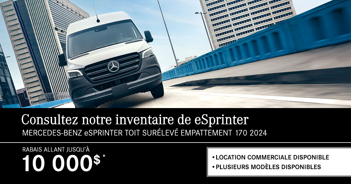 eSPRINTER DISPONIBLE !