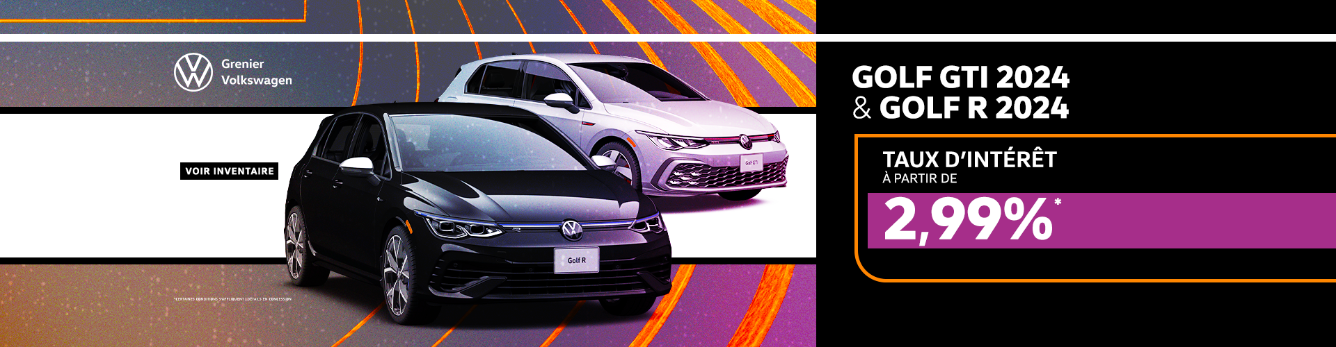 GOLF GTI ET R DISPONIBLES !