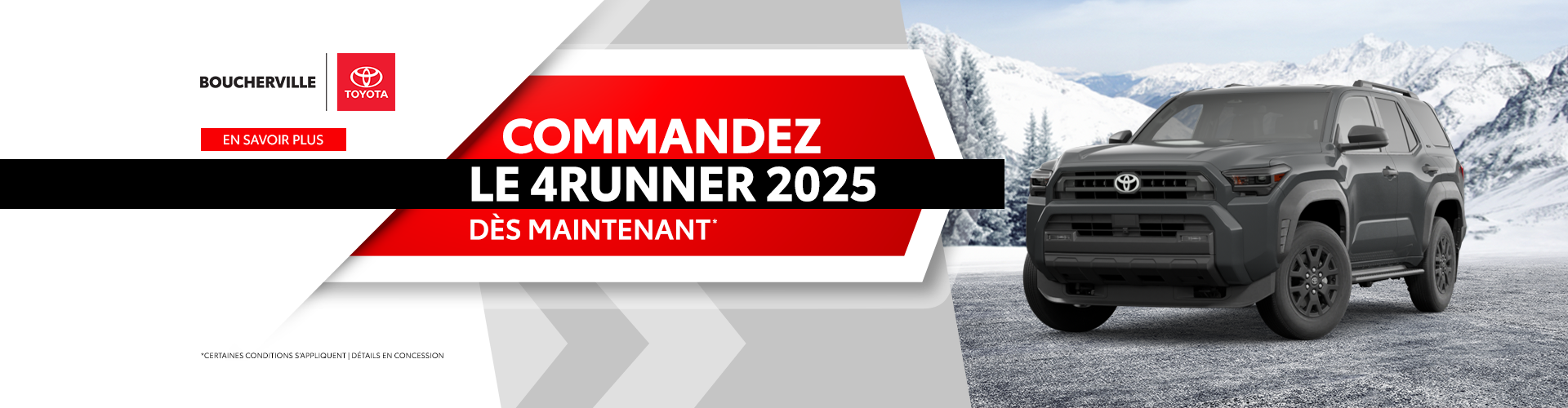 COMMANDEZ LE 4RUNNER 2025!