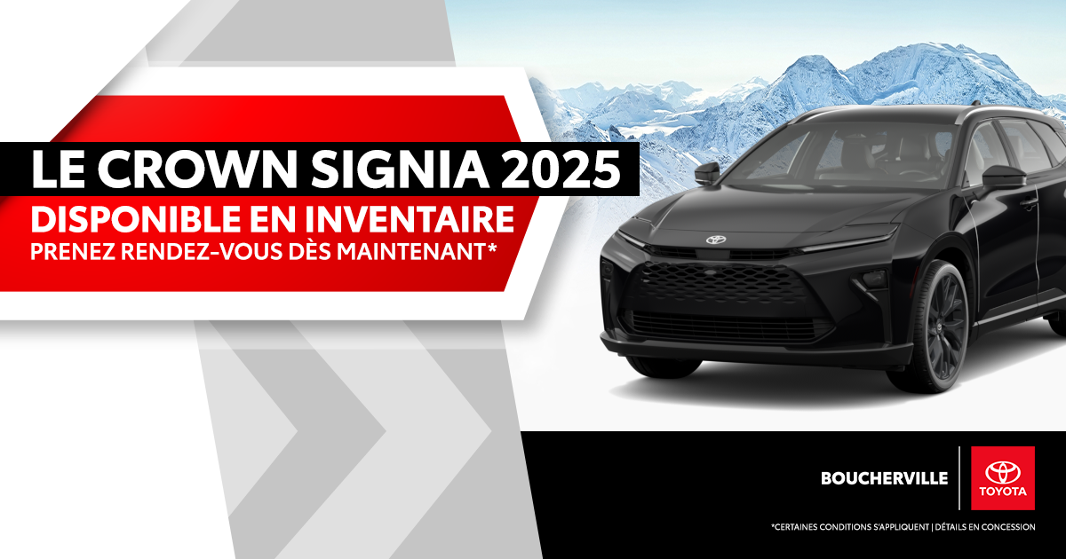 LE CROWN SIGNIA 2025 EST DISPONIBLE!