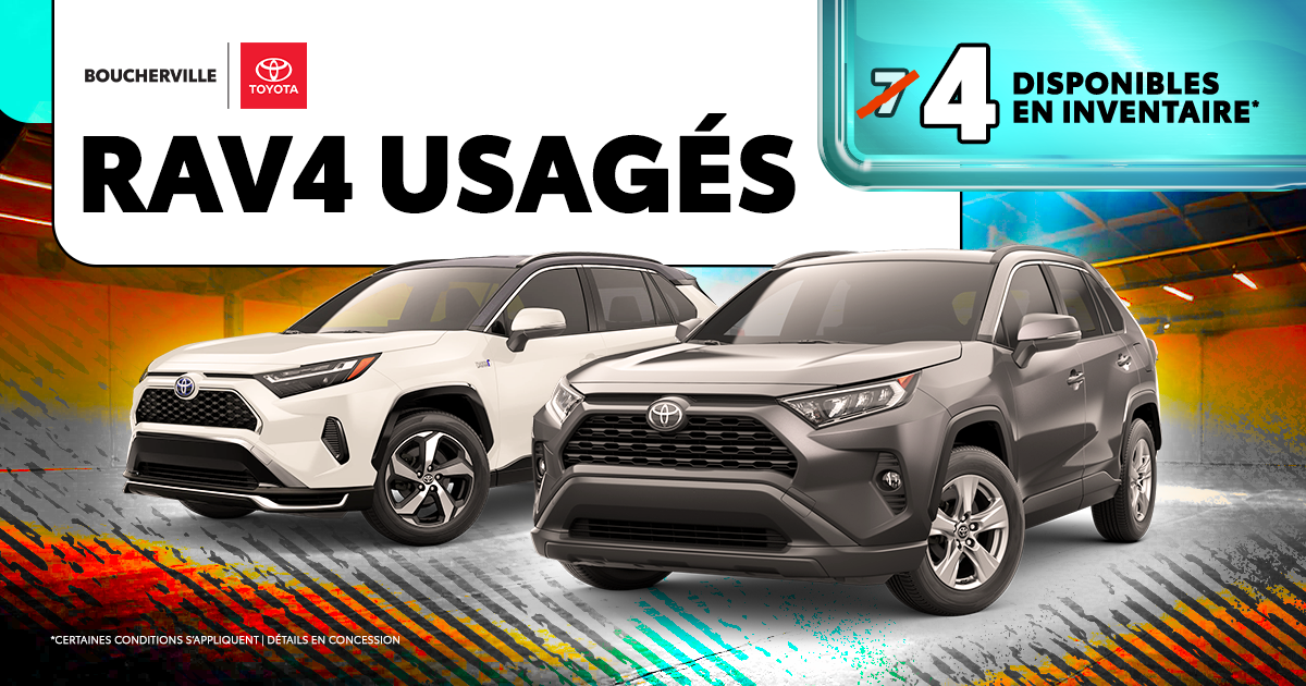 RAV4 USAGÉS DISPONIBLES !