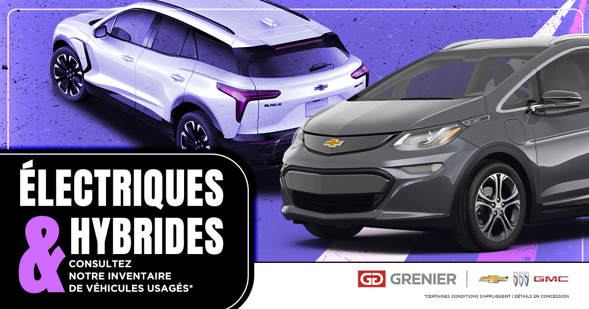 VÉHICULES ÉLECTRIQUES ET HYBRIDE USAGÉS !