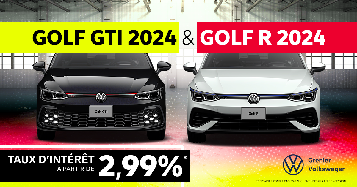 GOLF GTI ET R 2024!