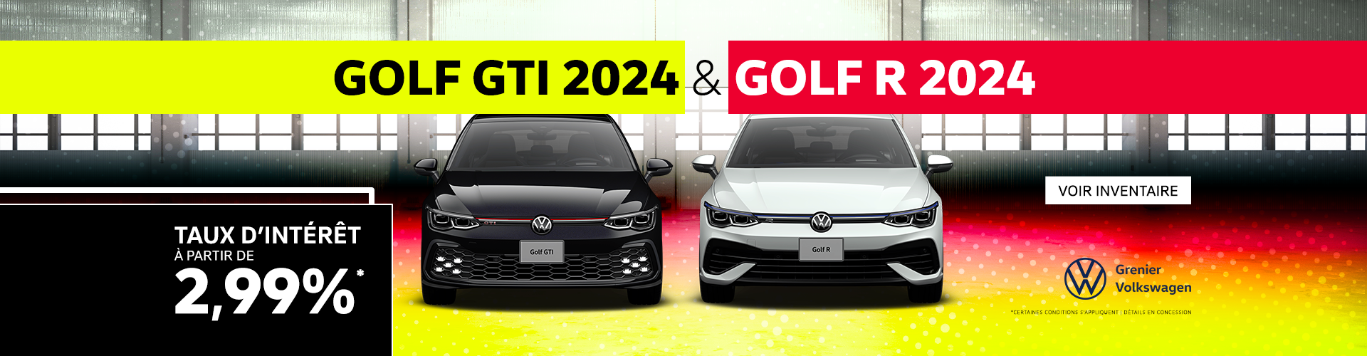 GOLF GTI ET R DISPONIBLES !