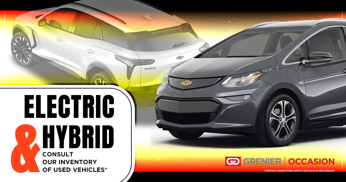 USED ELECTRIC AND HYBRID VEHICLES!