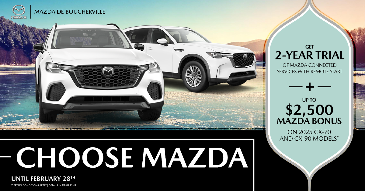 CHOOSE MAZDA!