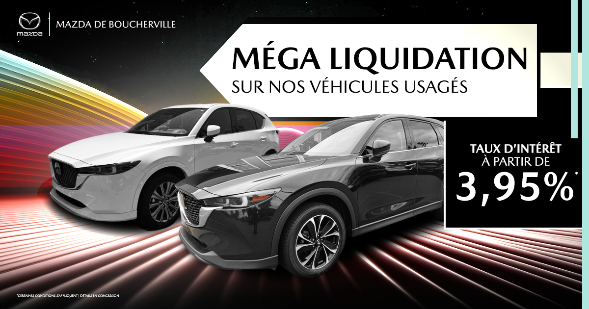 MÉGA LIQUIDATION SUR NOS VÉHICULES USAGÉS !