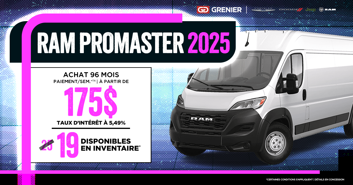 RAM PROMASTER 2025!