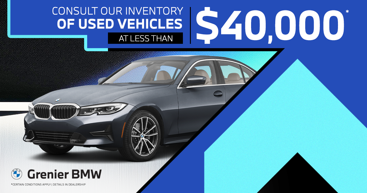 USED VEHICLE INVENTORY UNDER $40,000 !