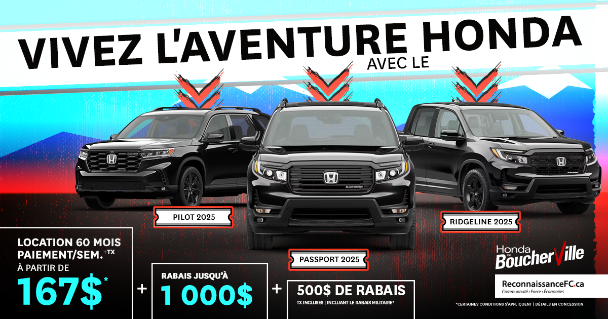 VIVEZ L'AVENTURE HONDA !