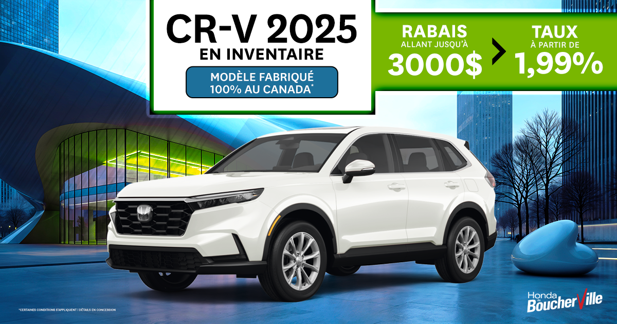 CR-V 2025 DISPONIBLES !