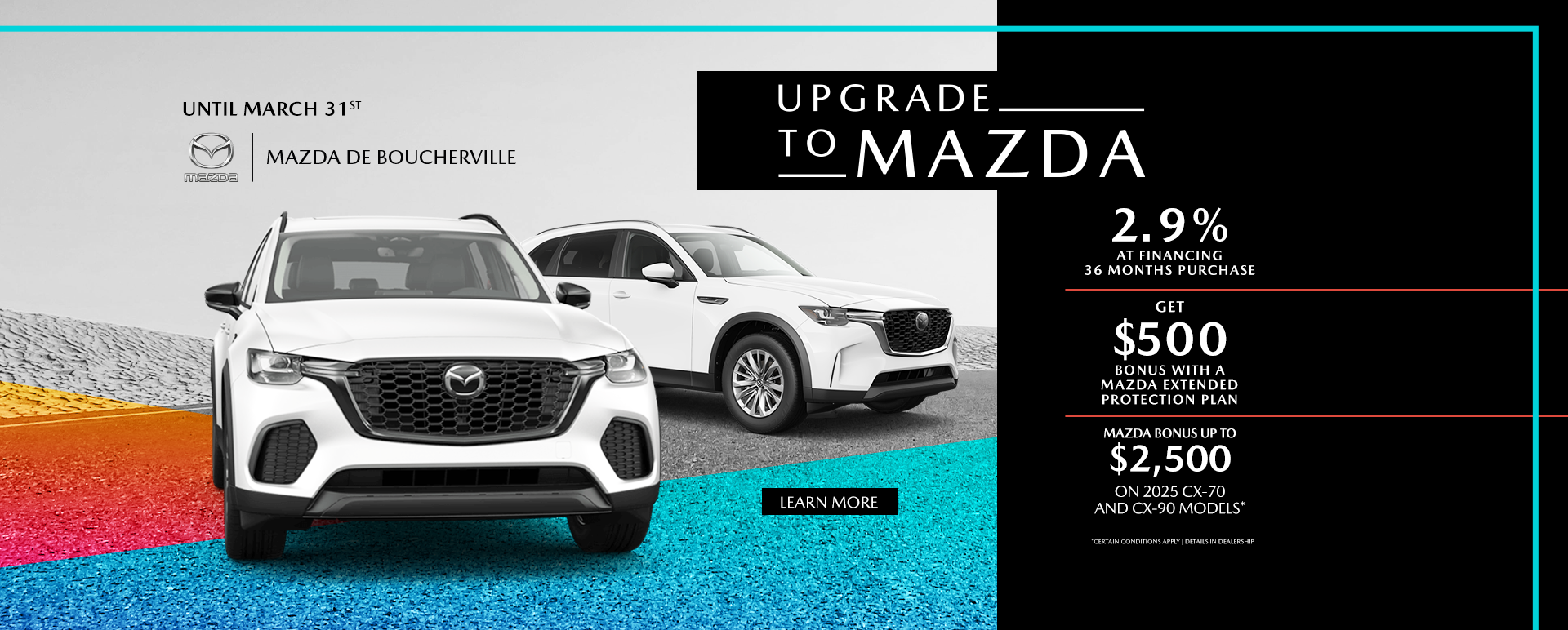 CHOOSE MAZDA !