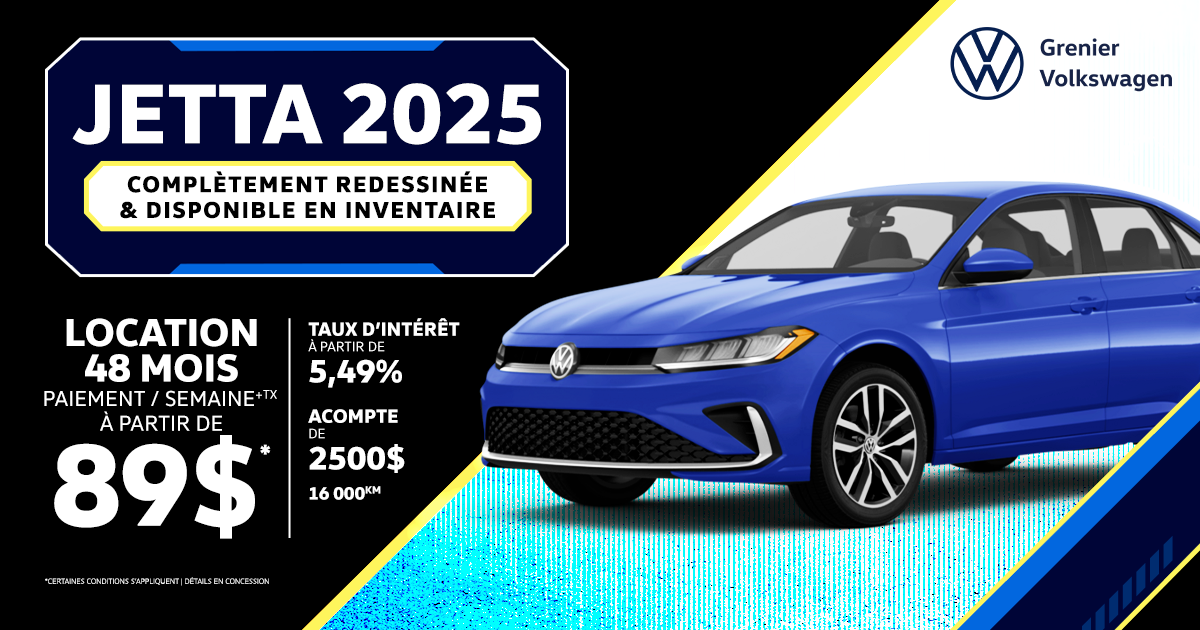 LA JETTA 2025 EN INVENTAIRE !