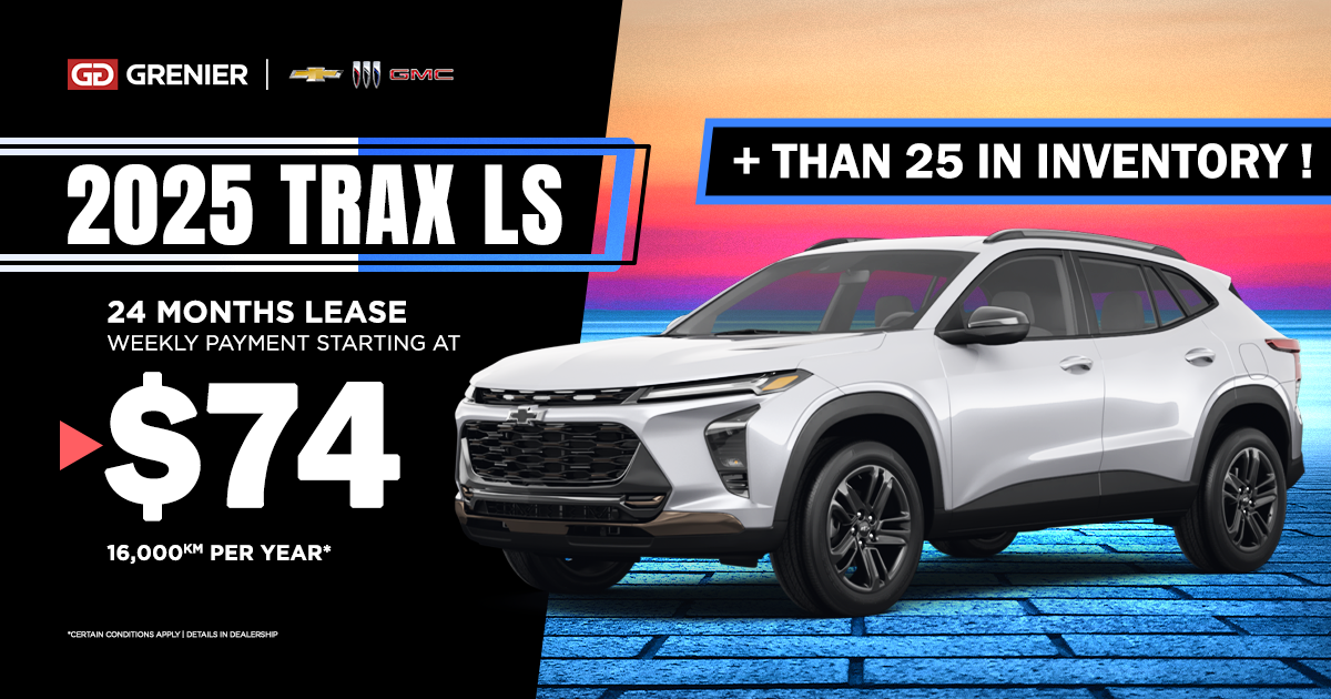 2025 TRAX LS AVAILABLE !