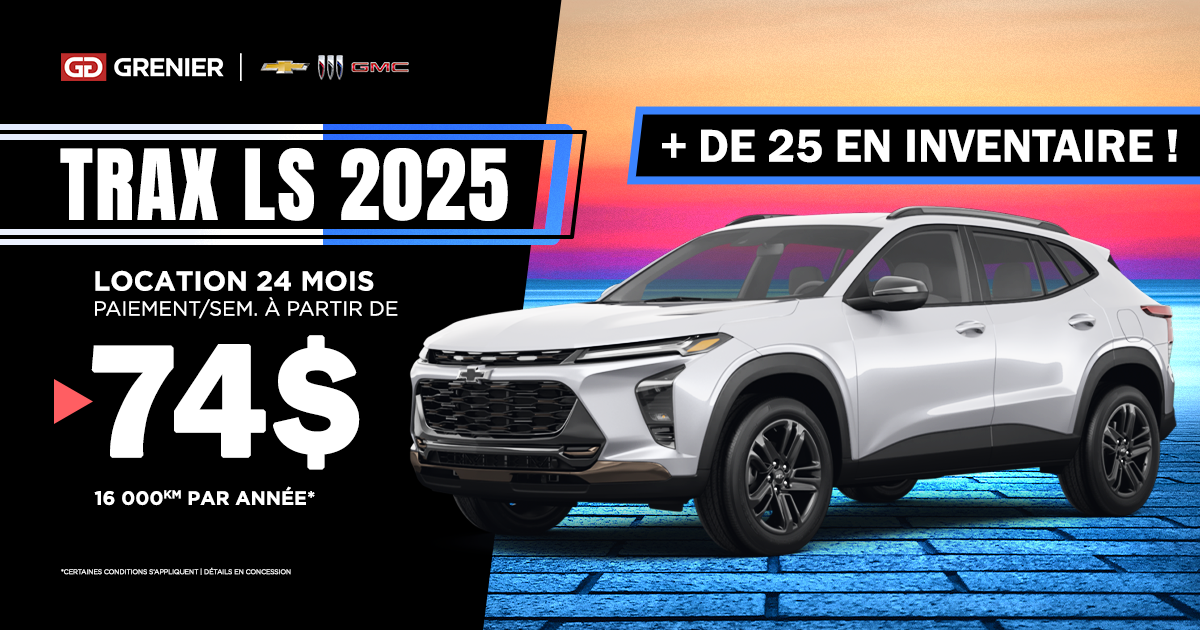 TRAX LS 2025 DISPONIBLE !