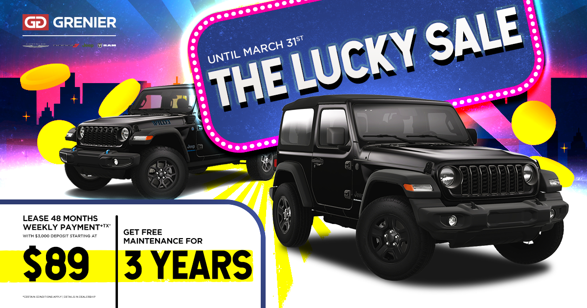 THE LUCKY SALE!