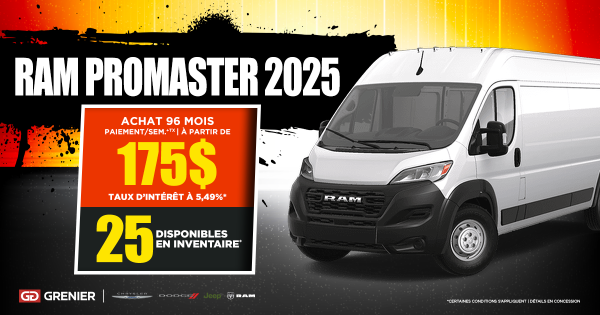 RAM PROMASTER 2025!