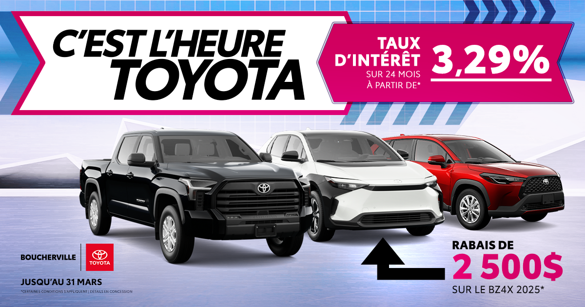 C'EST L'HEURE TOYOTA !