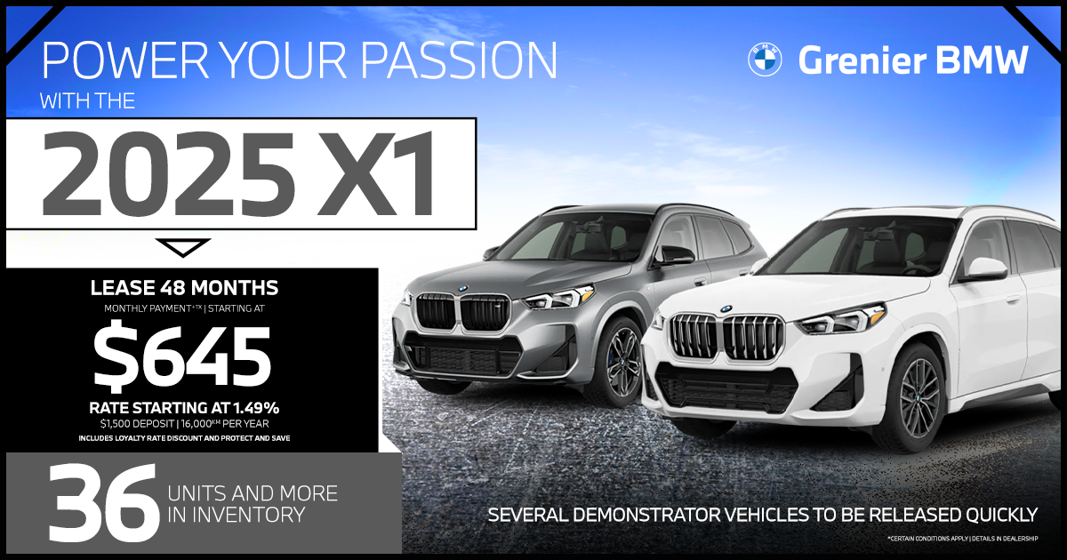 POWER YOUR PASSION WITH THE 2025 X1 !