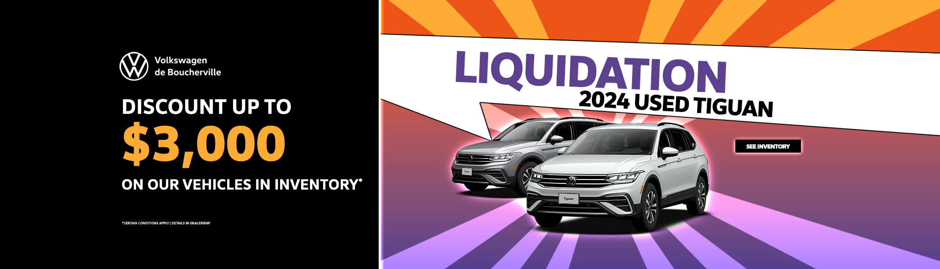 2024 TIGUAN LIQUIDATION !