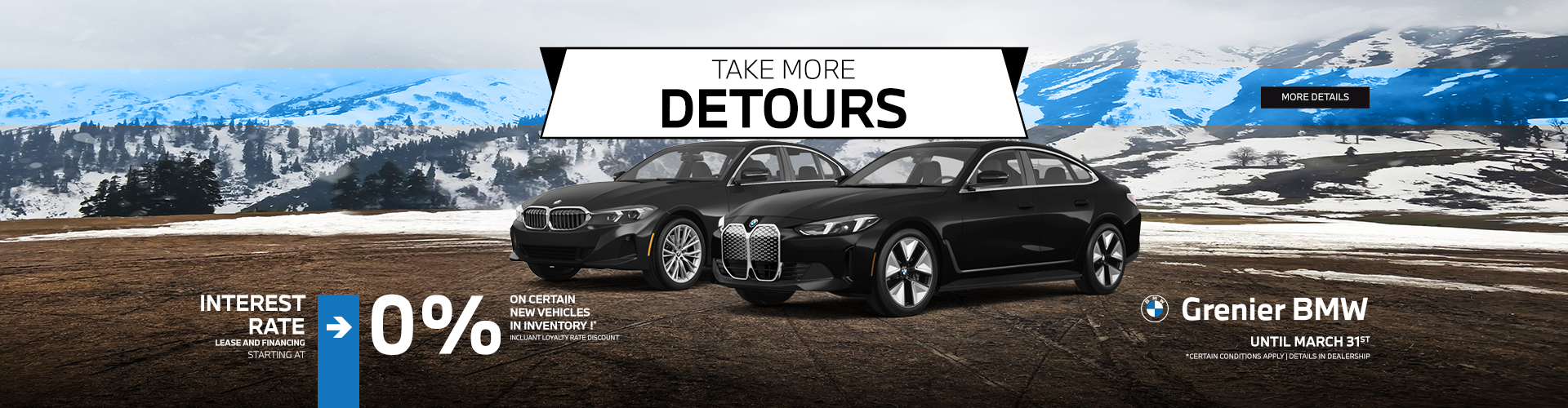 TAKE MORE DETOURS !