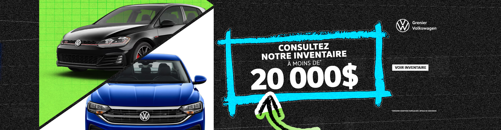 INVENTAIRE À MOINS DE 20 000$ !