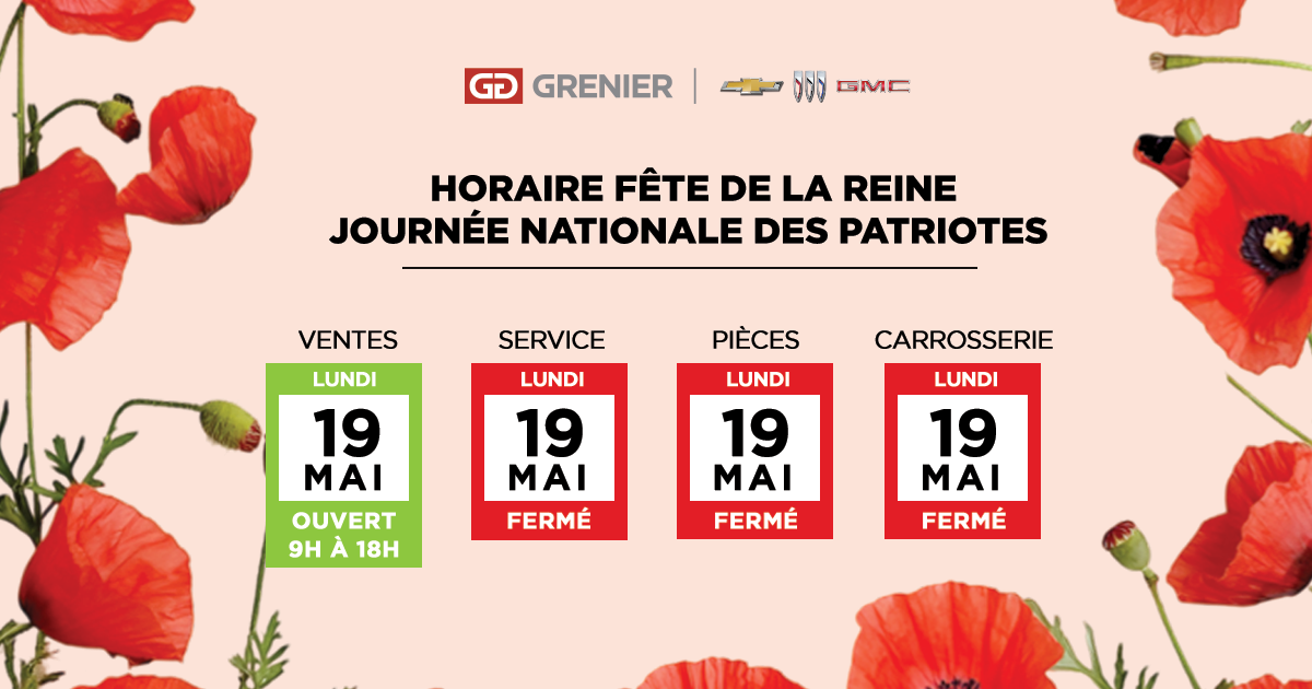 HORAIRE FÊTE DE LA REINE