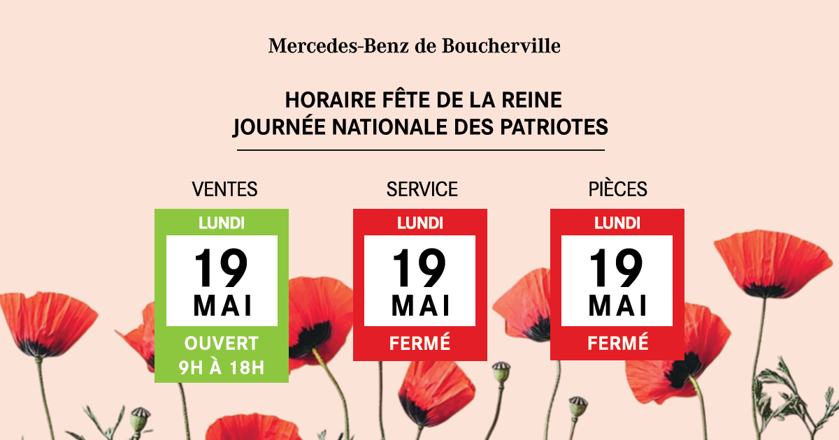 HORAIRE FÊTE DE LA REINE